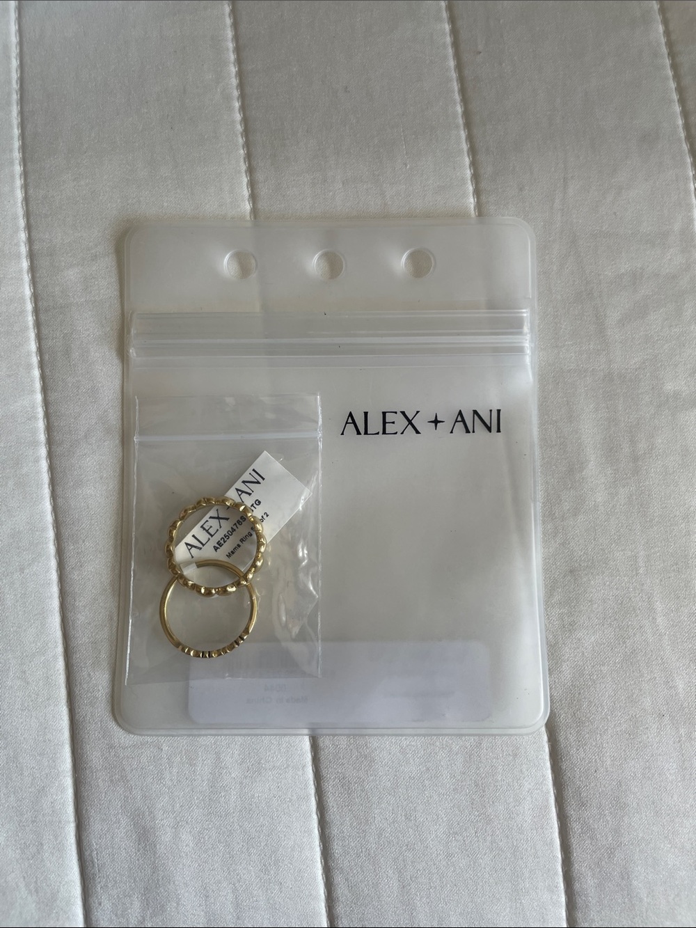 Alex and Ani Gold Tone Stacking Rings